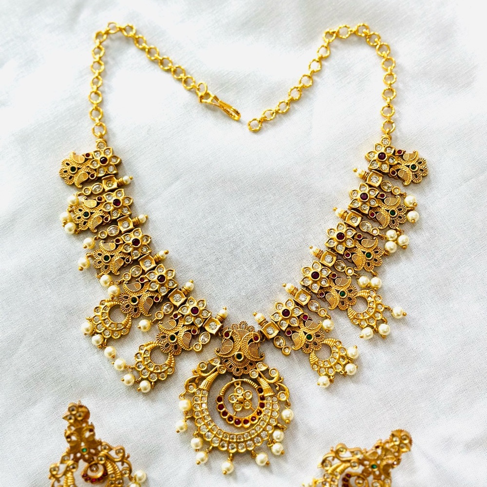 Indian Necklace and earrings set.